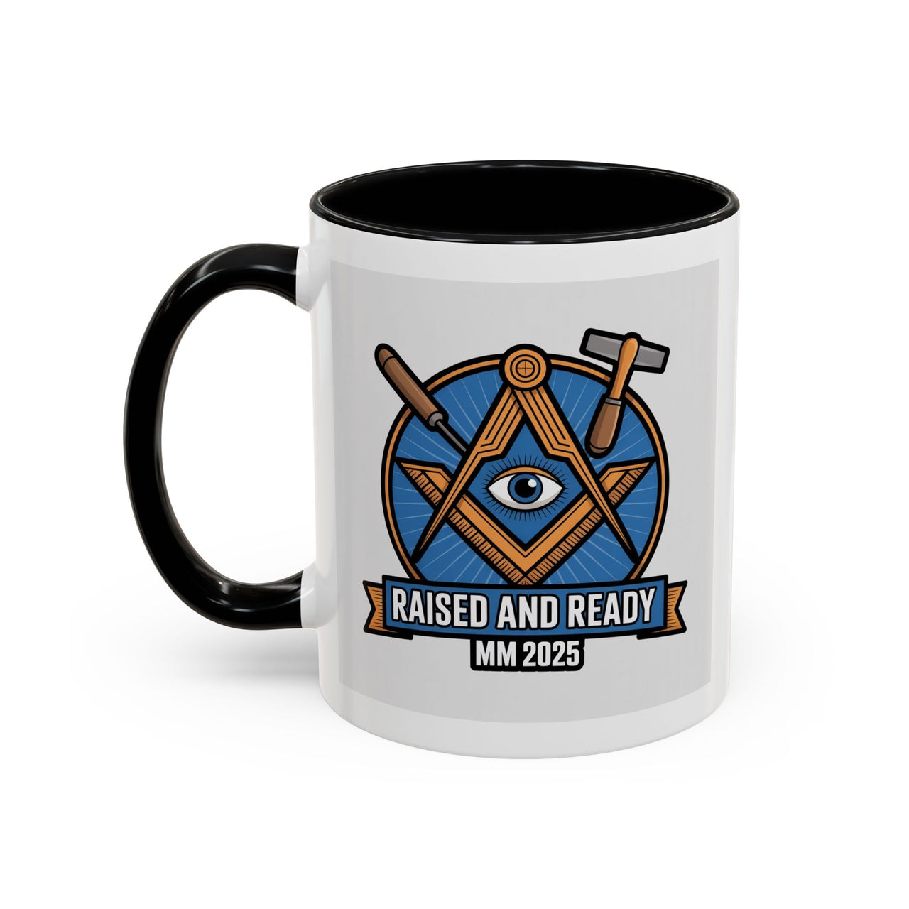 Premium Ready to Go Freemason Design | The Third Degree | Master Mason | Raised and Ready 2025 - Masonic Mugs