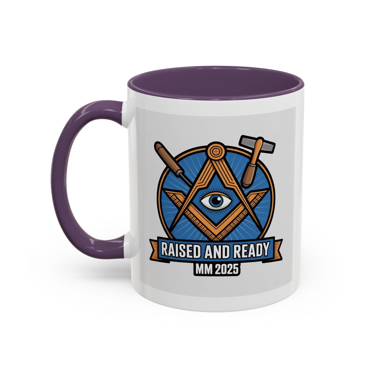Premium Ready to Go Freemason Design | The Third Degree | Master Mason | Raised and Ready 2025 - Masonic Mugs