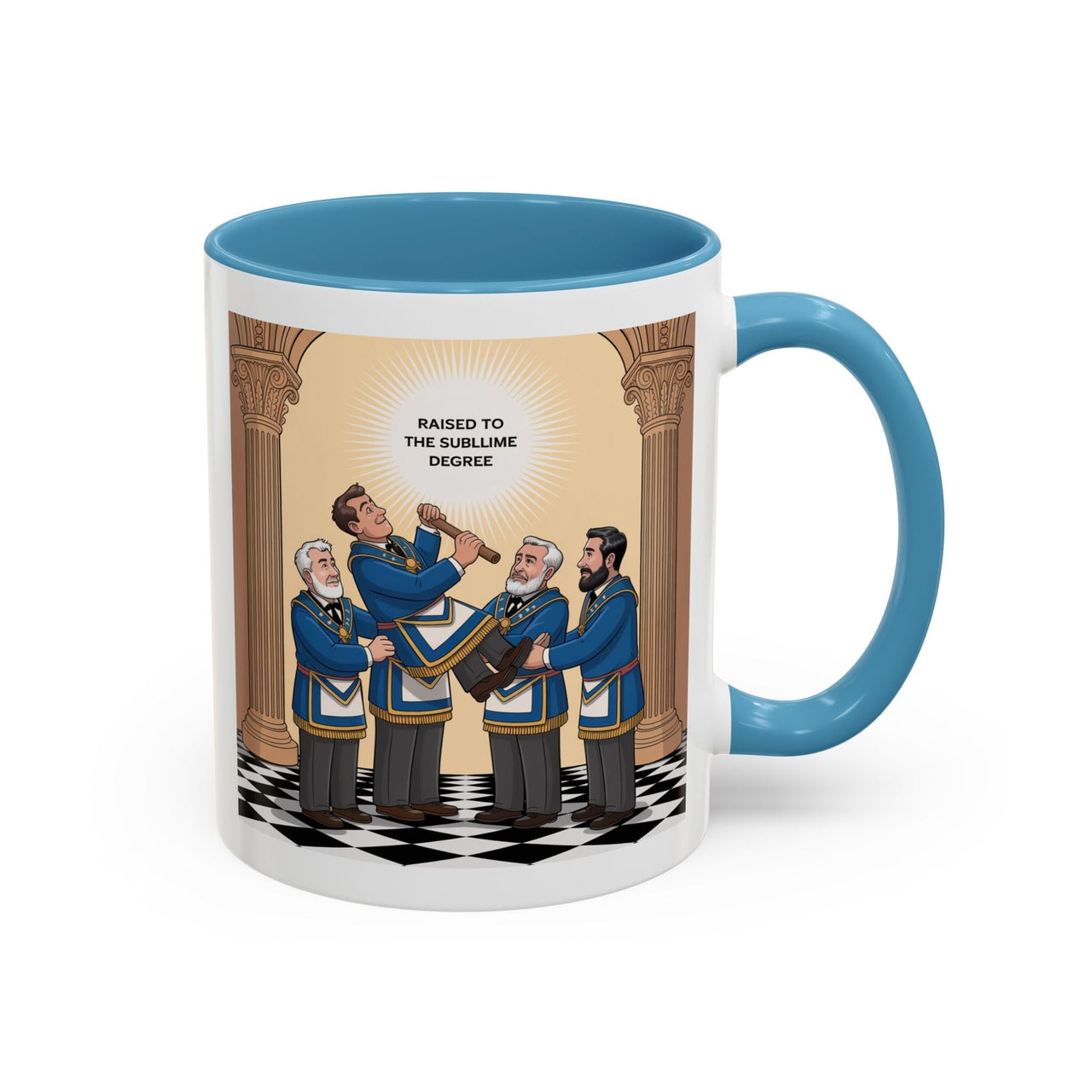 Premium Ready to Go Freemason Design | The Third Degree | Master Mason | Raised to the Sublime Degree - Masonic Mugs