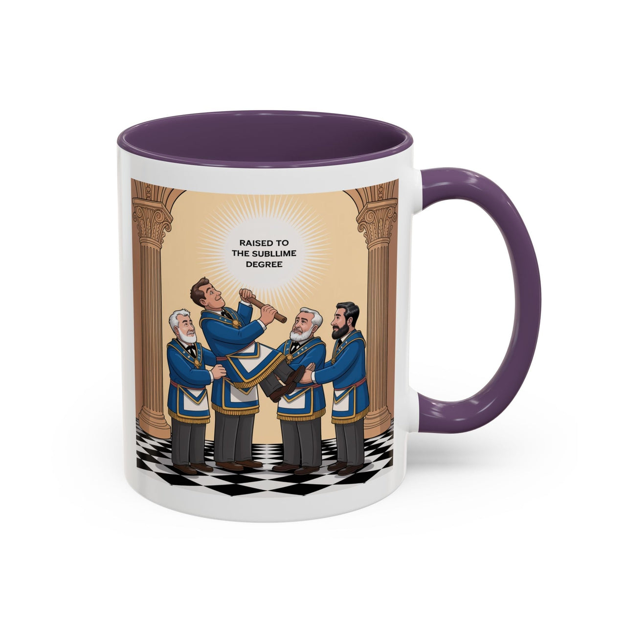 Premium Ready to Go Freemason Design | The Third Degree | Master Mason | Raised to the Sublime Degree - Masonic Mugs