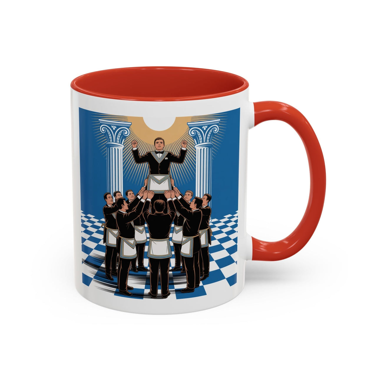 Premium Ready to Go Freemason Design | The Third Degree | Master Mason | Raised to the Sublime Degree - Masonic Mugs