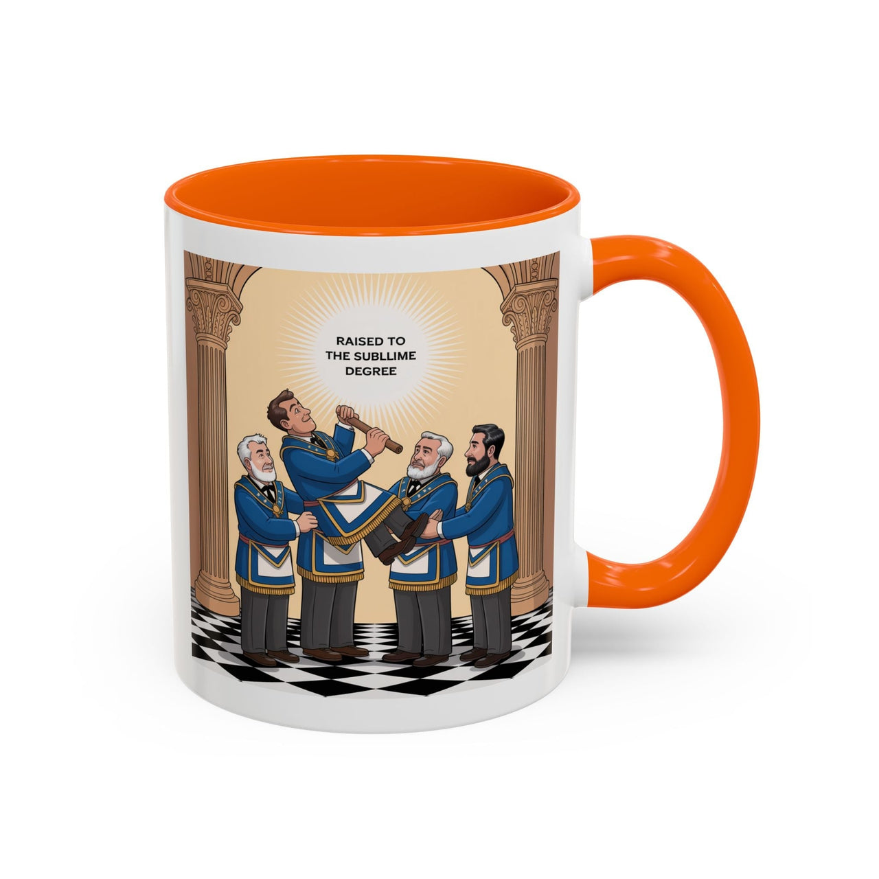 Premium Ready to Go Freemason Design | The Third Degree | Master Mason | Raised to the Sublime Degree - Masonic Mugs