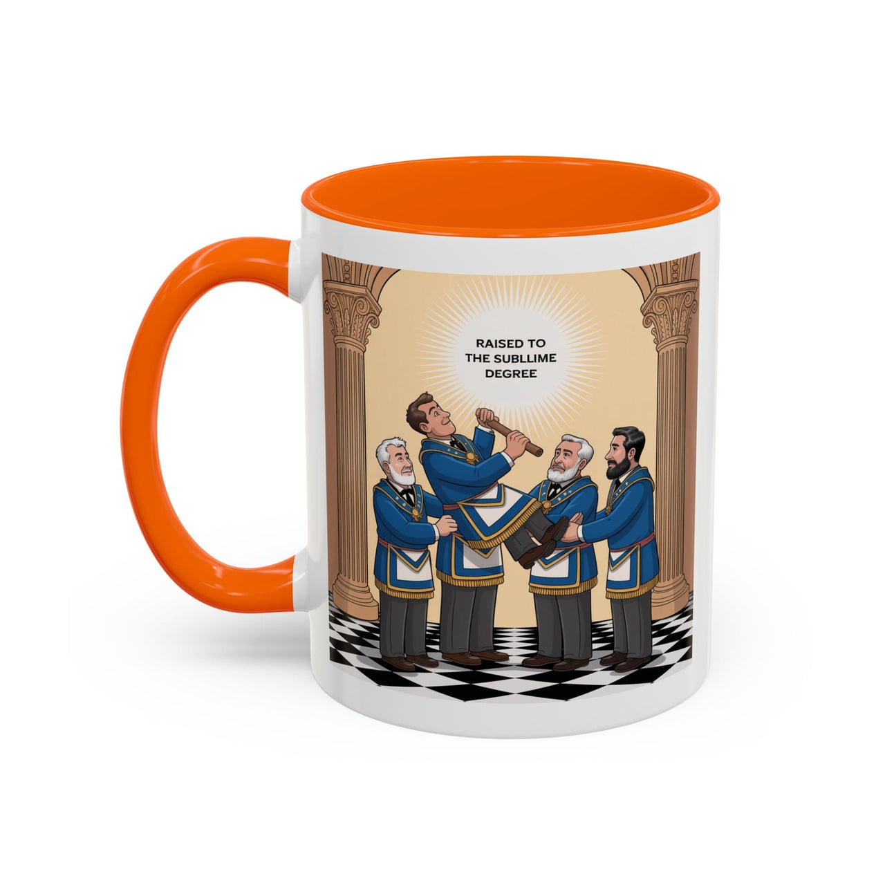 Premium Ready to Go Freemason Design | The Third Degree | Master Mason | Raised to the Sublime Degree - Masonic Mugs