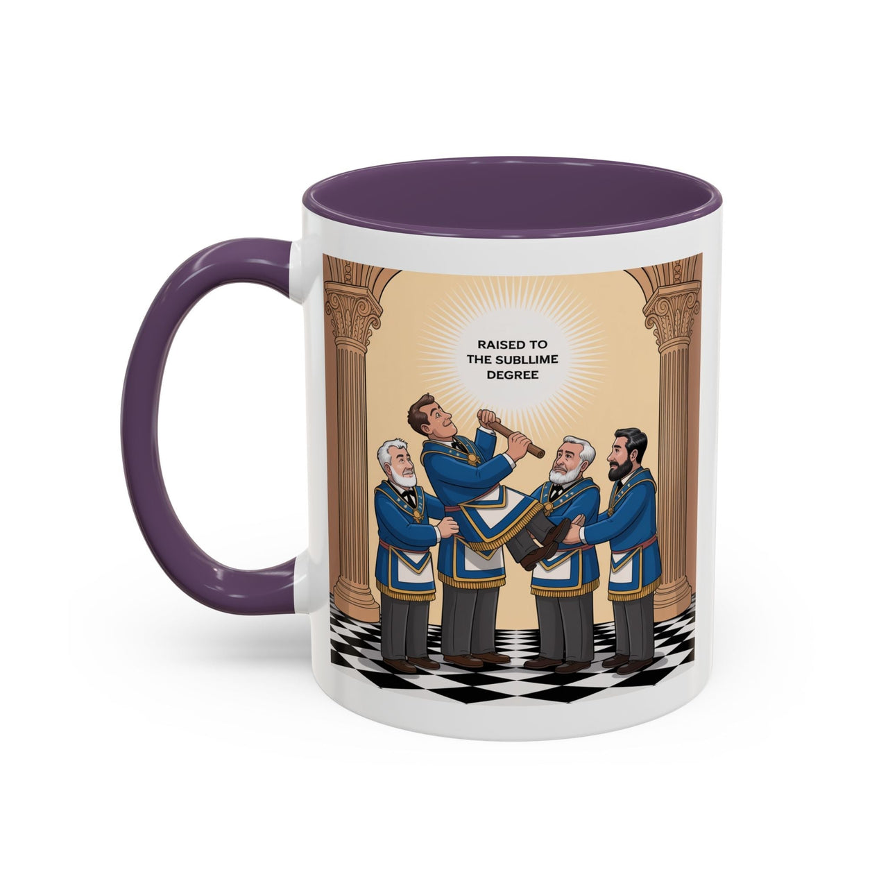 Premium Ready to Go Freemason Design | The Third Degree | Master Mason | Raised to the Sublime Degree - Masonic Mugs