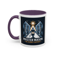 Premium Ready to Go Freemason Design | The Third Degree | Master Mason | The Journey Continues - Masonic Mugs