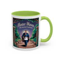 Premium Ready to Go Freemason Design | The Third Degree | Master Mason | The Journey Continues - Masonic Mugs