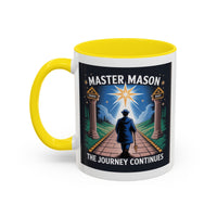 Premium Ready to Go Freemason Design | The Third Degree | Master Mason | The Journey Continues - Masonic Mugs