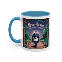 Premium Ready to Go Freemason Design | The Third Degree | Master Mason | The Journey Continues - Masonic Mugs