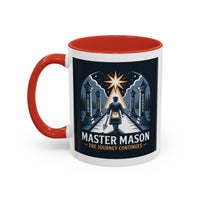 Premium Ready to Go Freemason Design | The Third Degree | Master Mason | The Journey Continues - Masonic Mugs