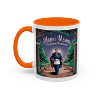 Premium Ready to Go Freemason Design | The Third Degree | Master Mason | The Journey Continues - Masonic Mugs