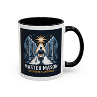 Premium Ready to Go Freemason Design | The Third Degree | Master Mason | The Journey Continues - Masonic Mugs