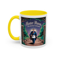 Premium Ready to Go Freemason Design | The Third Degree | Master Mason | The Journey Continues - Masonic Mugs