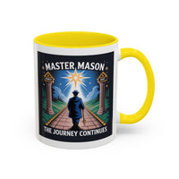 Premium Ready to Go Freemason Design | The Third Degree | Master Mason | The Journey Continues - Masonic Mugs