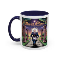 Premium Ready to Go Freemason Design | The Third Degree | Master Mason | The Journey Continues - Masonic Mugs