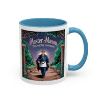 Premium Ready to Go Freemason Design | The Third Degree | Master Mason | The Journey Continues - Masonic Mugs