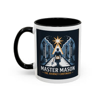 Premium Ready to Go Freemason Design | The Third Degree | Master Mason | The Journey Continues - Masonic Mugs