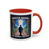 Premium Ready to Go Freemason Design | The Third Degree | Master Mason | The Journey Continues - Masonic Mugs