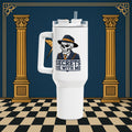 Premium Ready to Go Freemason Design Tumbler 40oz – Secrets Die with Me – Freemason Ready|to|Go Gift - Masonic Mugs