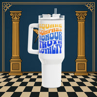 Premium Ready to Go Freemason Design Tumbler 40oz – Square & Compasses Design – Honour, Truth, Loyalty – Freemason Ready|to|Go Gift - Masonic Mugs