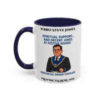 Provincial Grand Chaplin Design Personalised Mug - Spritual Support and Decent Jokes - Masonic Mugs