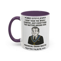 Provincial Grand Master (PGM) Design Personalised Mug - I don't run the whole country - Masonic Mugs