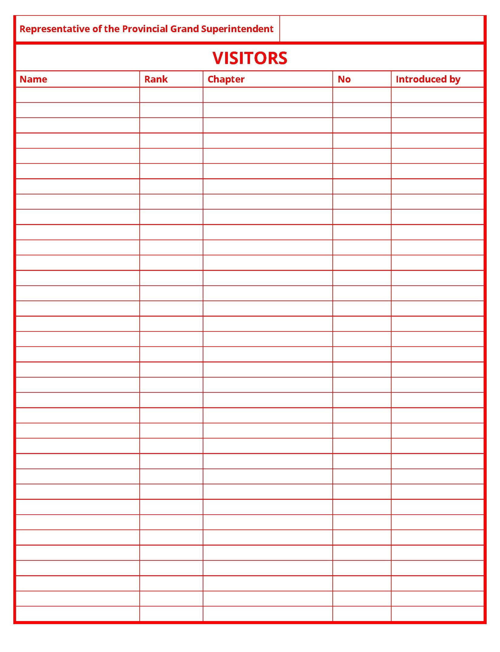 Masonic Attendance Book - Royal Arch Raven Masonic