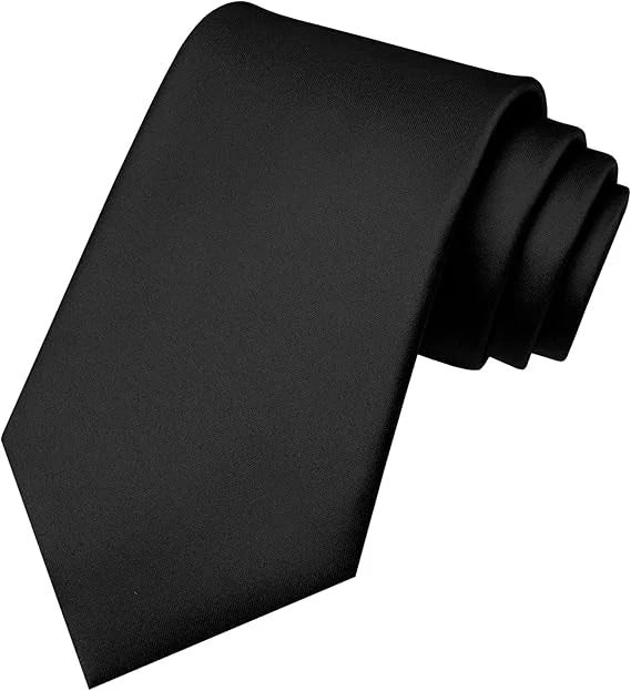 CLASSIC BLACK NECK TIE Riverside Regalia