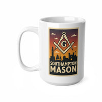Southampton Mason Custom Masonic Coffee Mug - Freemason Gift - Masonic Mugs