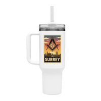 Surrey Mason 40oz Stainless Steel Masonic Travel Tumbler - Masonic Mugs