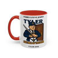 Tyler Design - Freemason Personalised Mug - Sentinel of the door - Masonic Mugs