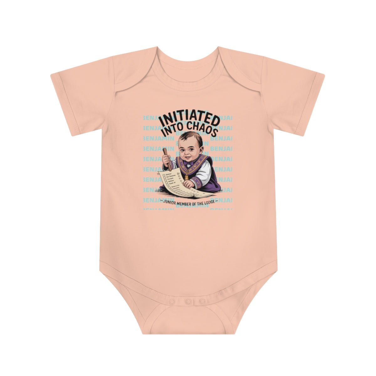Unique Baby Bodysuit - Junior Member Design Personalized Baby Bodysuit with Masonic Design - Masonic Mugs