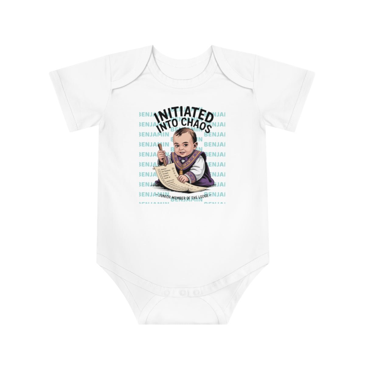 Unique Baby Bodysuit - Junior Member Design Personalized Baby Bodysuit with Masonic Design - Masonic Mugs