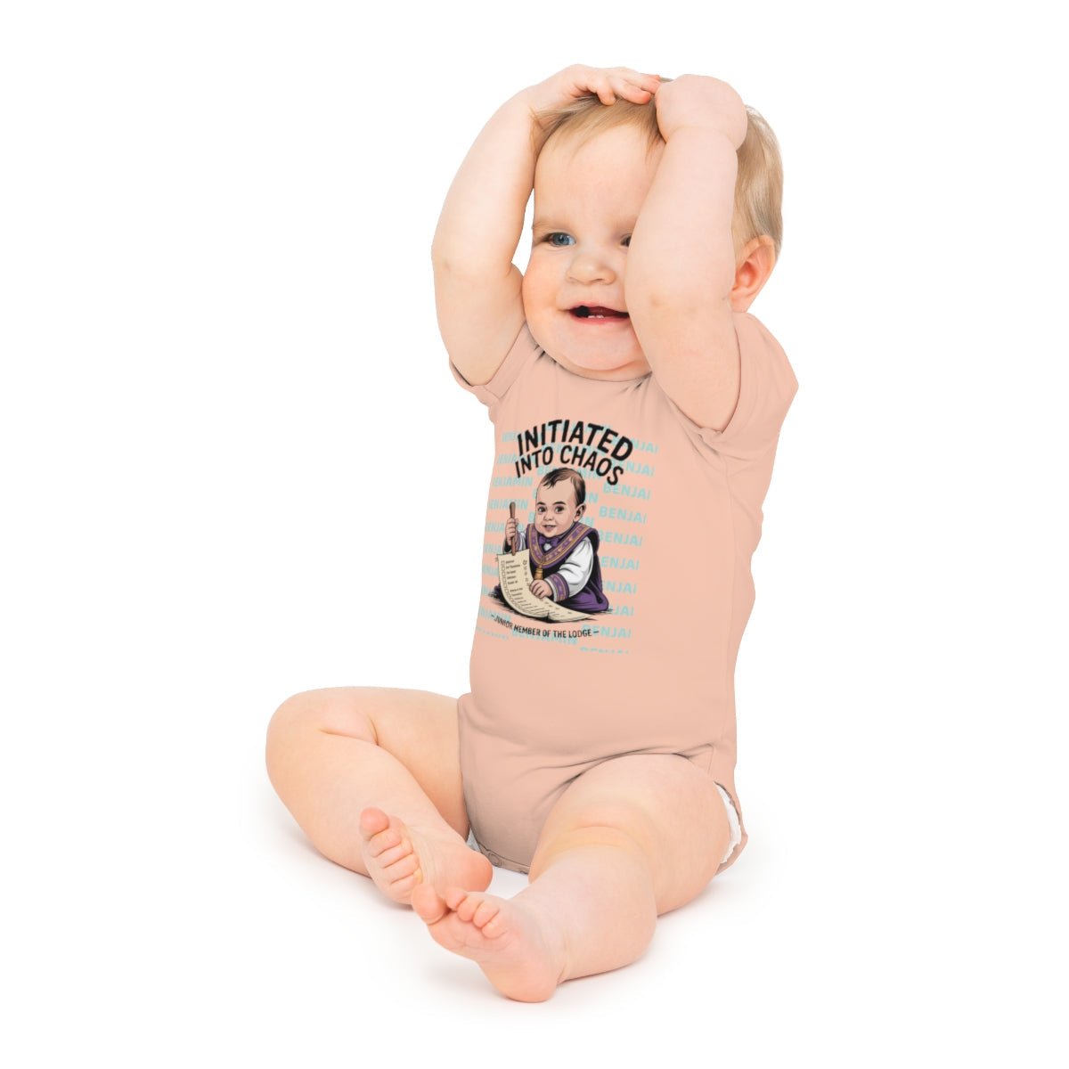 Unique Baby Bodysuit - Junior Member Design Personalized Baby Bodysuit with Masonic Design - Masonic Mugs